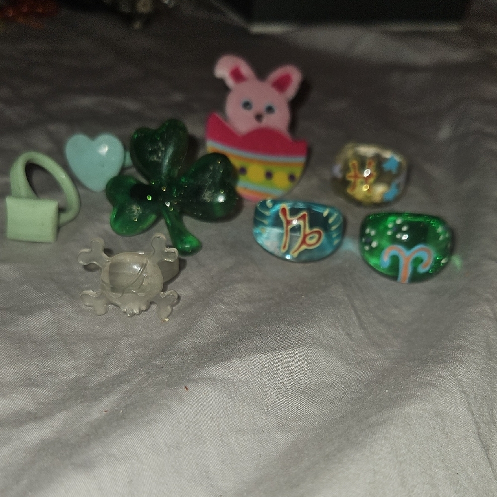 Colorful Assorted Rings - Picture 1 of 1